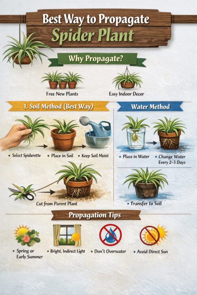 Best Way to Propagate Spider Plant