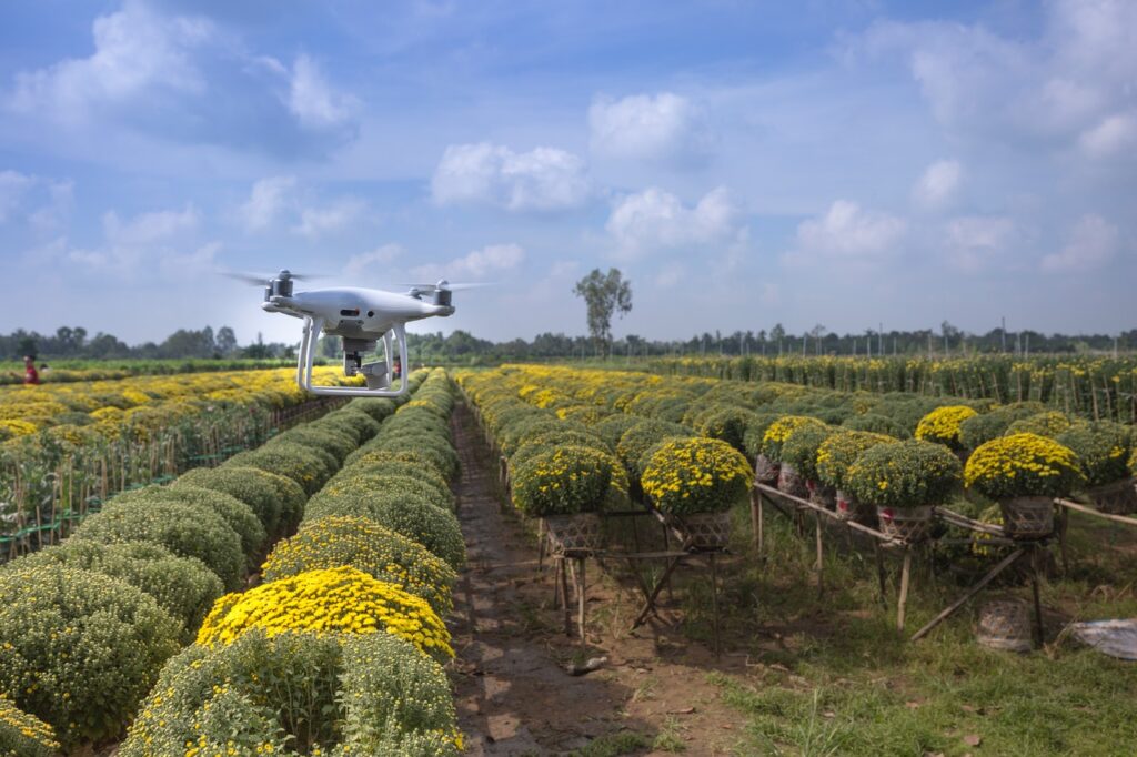 Use of drones in agriculture