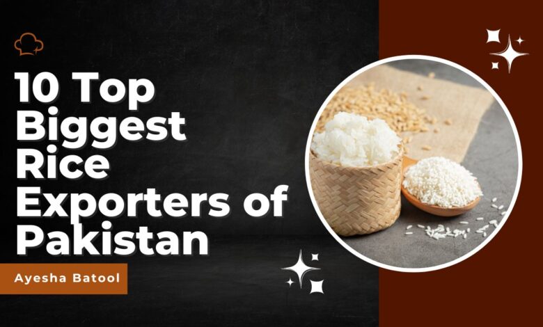 Rice Exporters of Pakistan