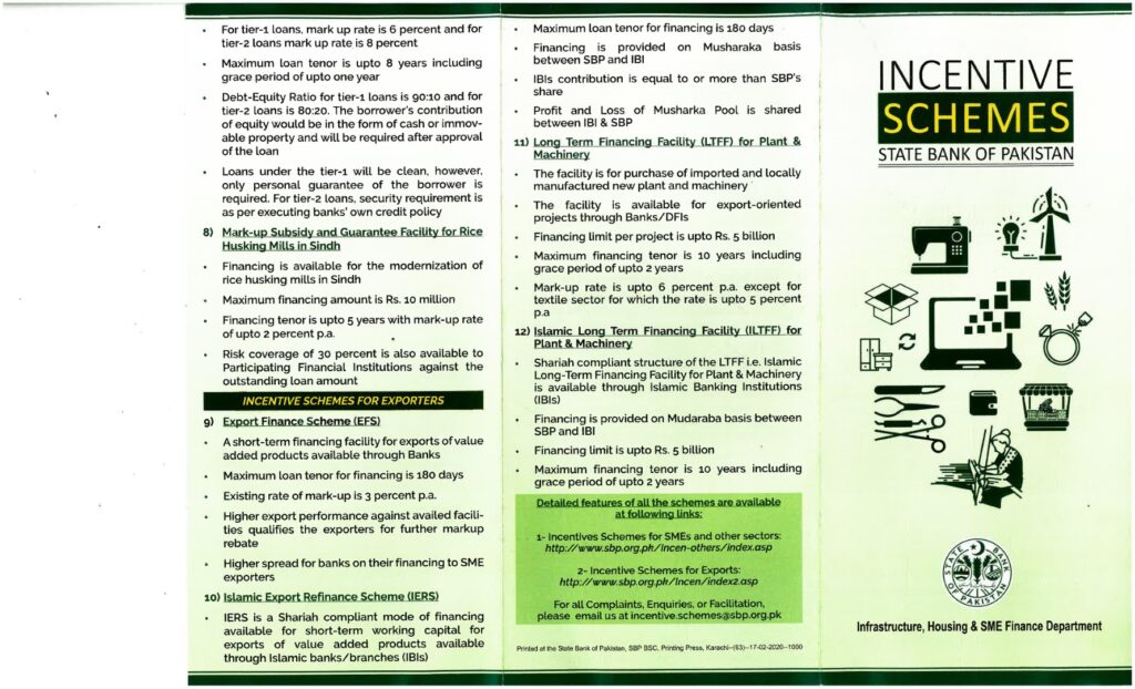 Agriculture Incentive Schemes