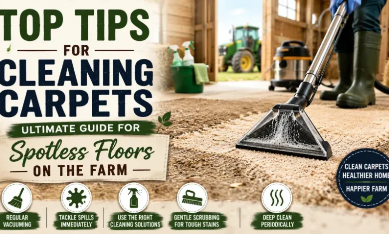 farm carpet cleaning tips