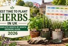When to plants herbs UK