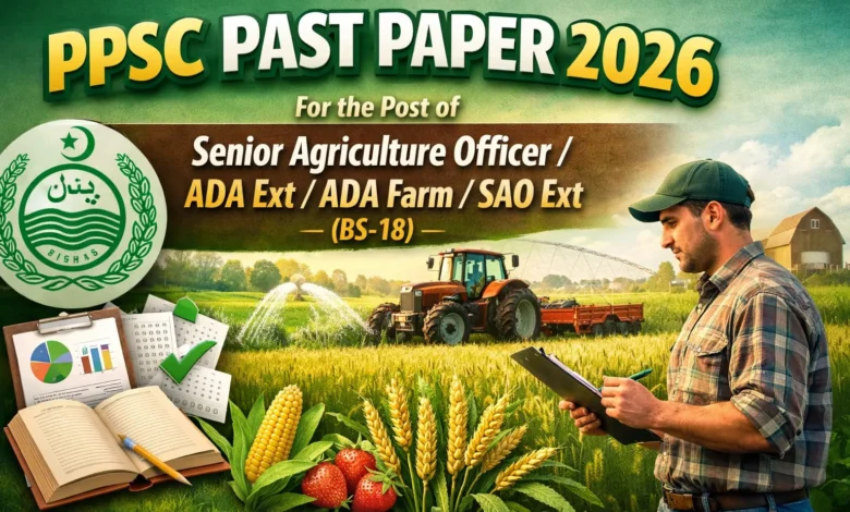 PPSC Past Paper 2026