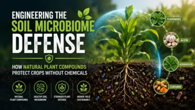 natural plant compounds for crop protection in agriculture