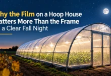 hoop house frost protection