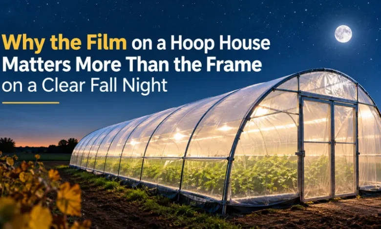 hoop house frost protection